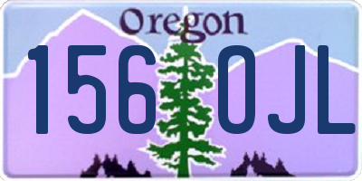 OR license plate 156OJL