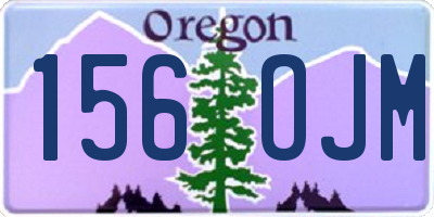 OR license plate 156OJM