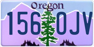 OR license plate 156OJV