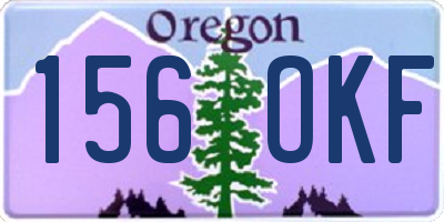 OR license plate 156OKF