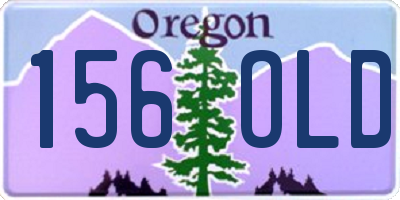 OR license plate 156OLD