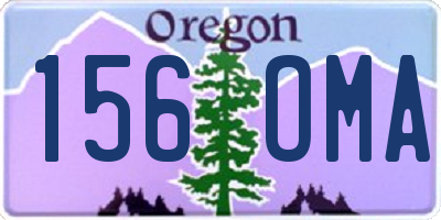 OR license plate 156OMA