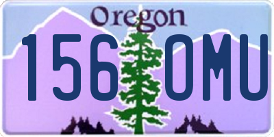 OR license plate 156OMU