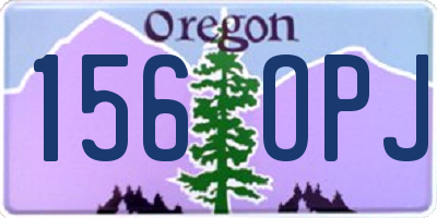 OR license plate 156OPJ