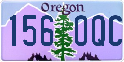 OR license plate 156OQC
