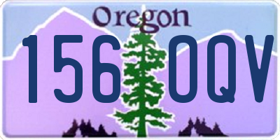 OR license plate 156OQV