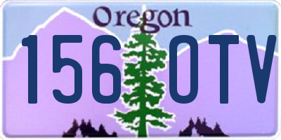 OR license plate 156OTV