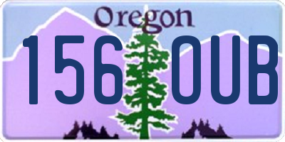 OR license plate 156OUB