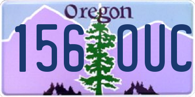 OR license plate 156OUC