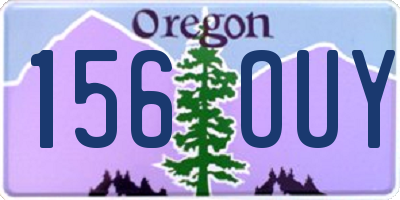 OR license plate 156OUY