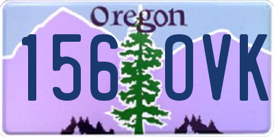 OR license plate 156OVK