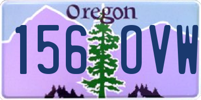 OR license plate 156OVW