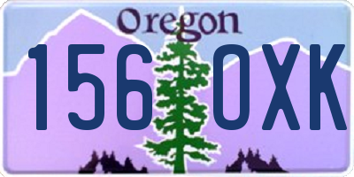 OR license plate 156OXK
