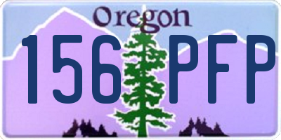 OR license plate 156PFP