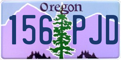 OR license plate 156PJD