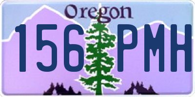 OR license plate 156PMH