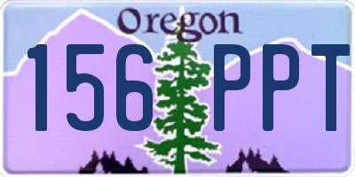 OR license plate 156PPT