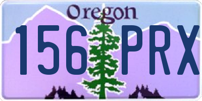 OR license plate 156PRX