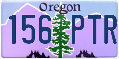 OR license plate 156PTR