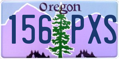 OR license plate 156PXS