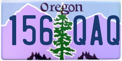OR license plate 156QAQ