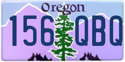 OR license plate 156QBQ