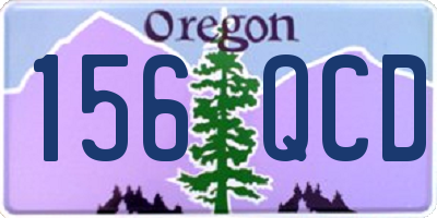 OR license plate 156QCD