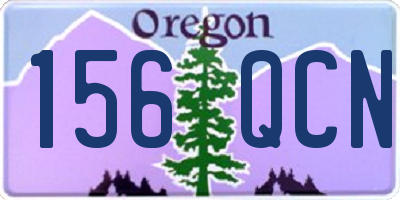 OR license plate 156QCN