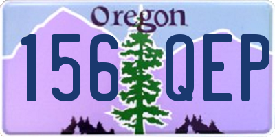 OR license plate 156QEP