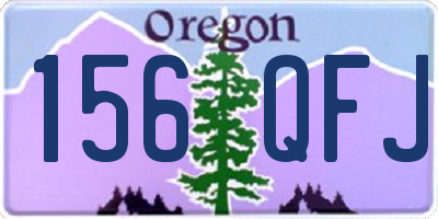 OR license plate 156QFJ
