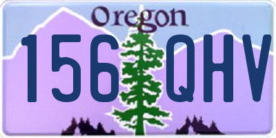 OR license plate 156QHV