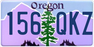 OR license plate 156QKZ