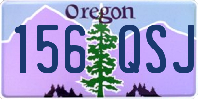 OR license plate 156QSJ