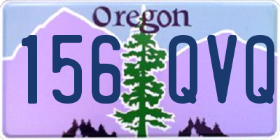 OR license plate 156QVQ