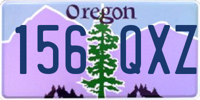 OR license plate 156QXZ