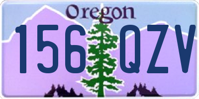 OR license plate 156QZV