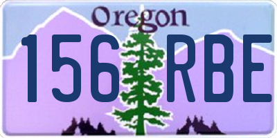 OR license plate 156RBE