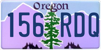 OR license plate 156RDQ