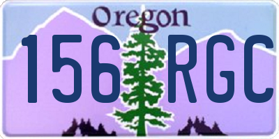 OR license plate 156RGC