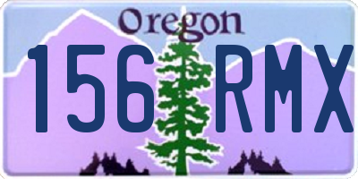 OR license plate 156RMX
