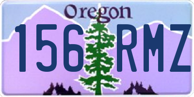 OR license plate 156RMZ