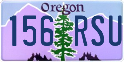 OR license plate 156RSU