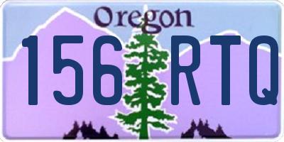 OR license plate 156RTQ