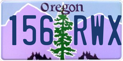 OR license plate 156RWX