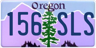 OR license plate 156SLS