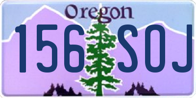 OR license plate 156SOJ