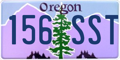 OR license plate 156SST