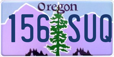 OR license plate 156SUQ