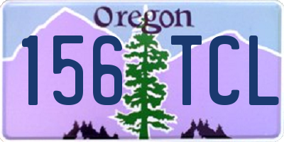 OR license plate 156TCL