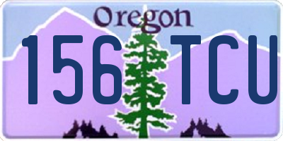 OR license plate 156TCU